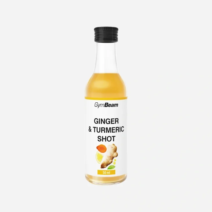 GymBeam Food Zázvorový shot s kurkumou - 50 ml