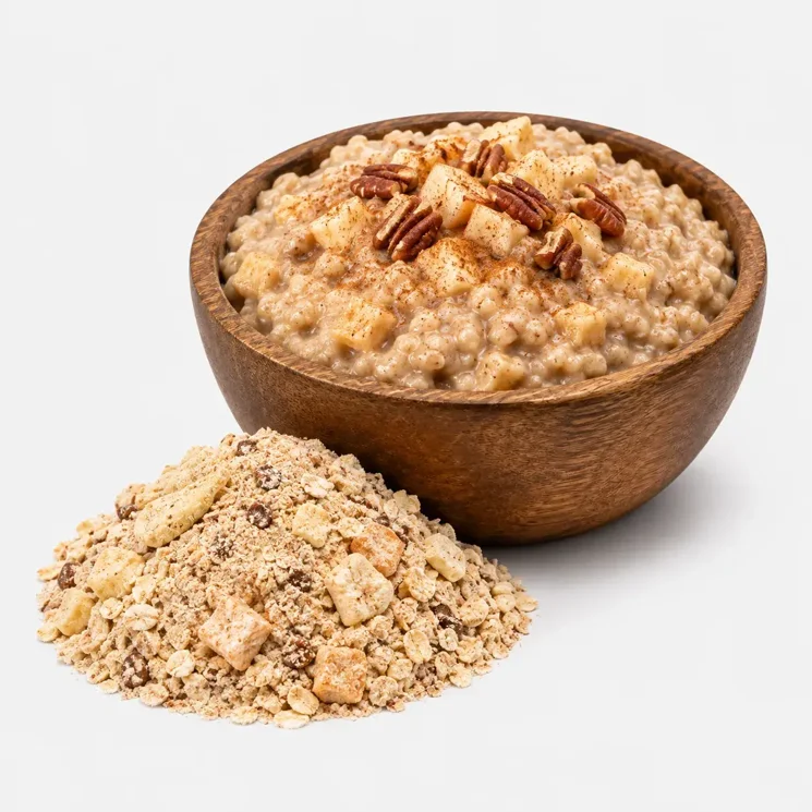 Haferbrei Apfel und Zimt