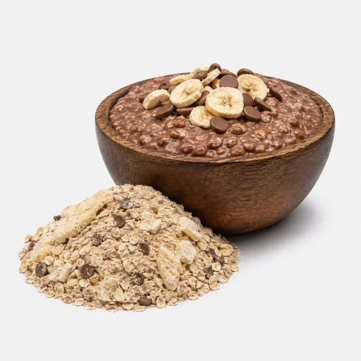 Haferbrei Banane in Schokolade (Porridge)