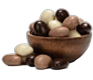 Früchte in Schokolade