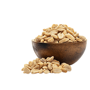 Ungesalzene Erdnüsse