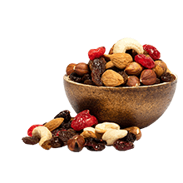 Süße Nussmischungen