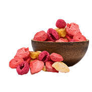 Gefriergetrockneter Fruchtmix