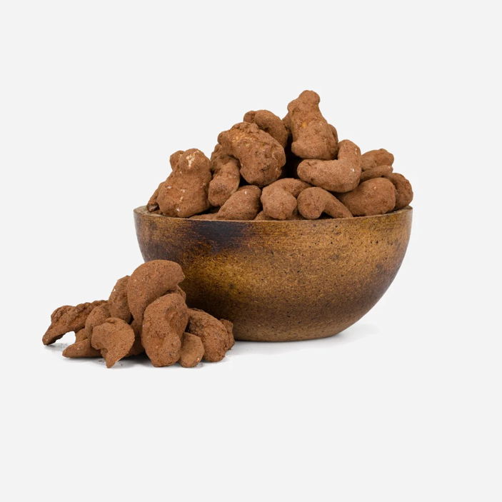 Karamellisierte Cashewkerne mit Kakao