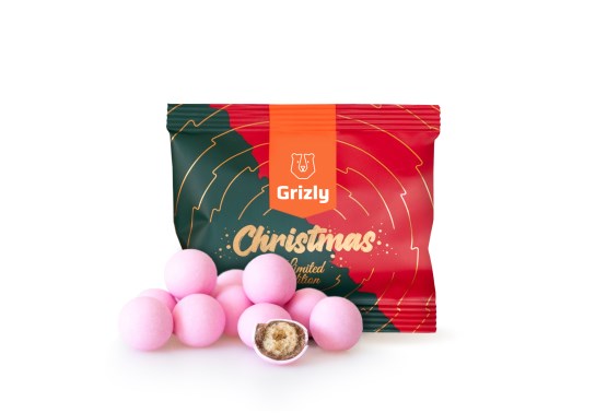 Knusprige Schneekugeln rosa