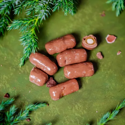 Lakritz in Milchschokolade