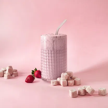 LYO Kokoswürfel Erdbeere