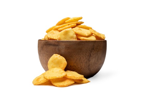 Mais-Cracker mit Käsegeschmack