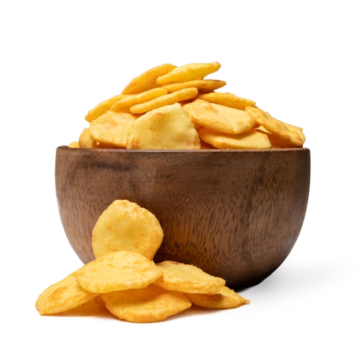 Mais-Cracker mit Käsegeschmack