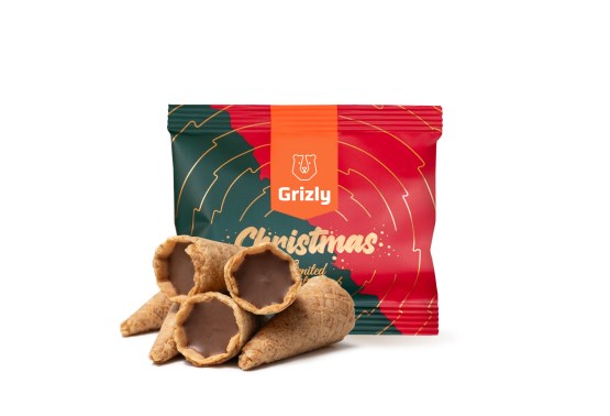Mini-Cones mit Milchschoki