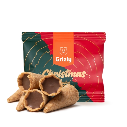 Mini-Cones mit Milchschoki