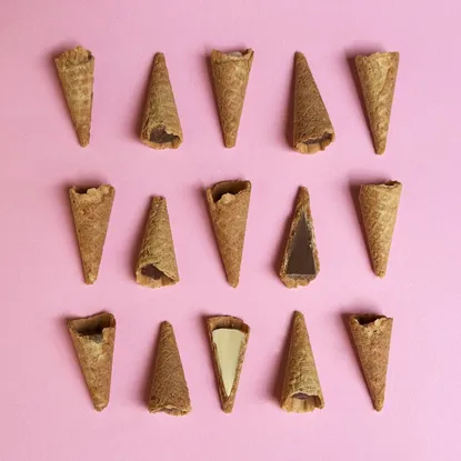 Mini-Cones mit Salzkaramell