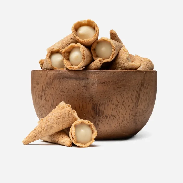 Mini-Cones mit weißer Schoki