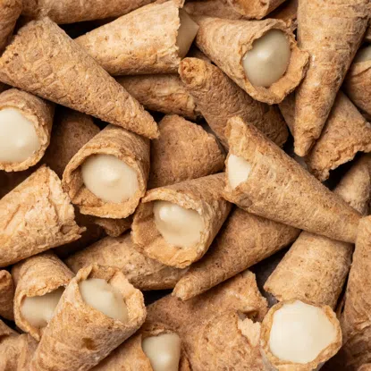 Mini-Cones mit weißer Schoki