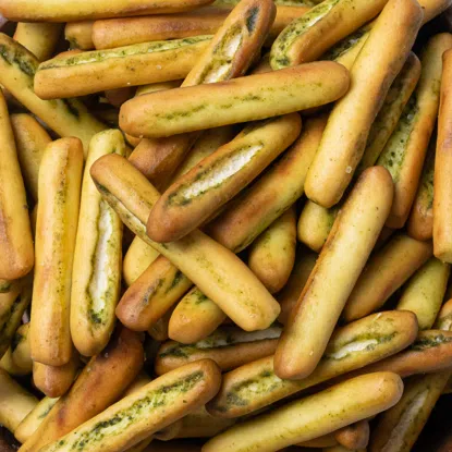 Mini Grissini Basilikum Knoblauch