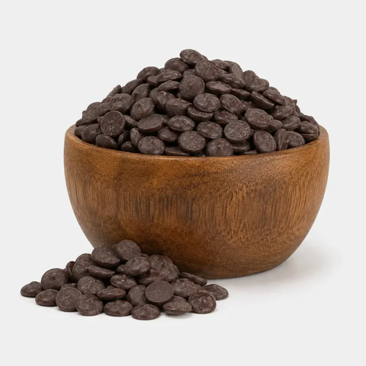 Mini-Schokodrops Zartbitter mit Dattelpulver BIO