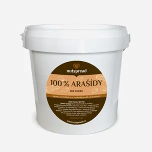 NUTSPREAD 100% arašídové máslo 1000 g 6 x 1000 g
