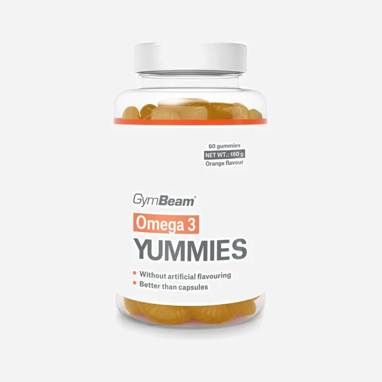 Omega 3 Yummies - GymBeam 60 kaps.