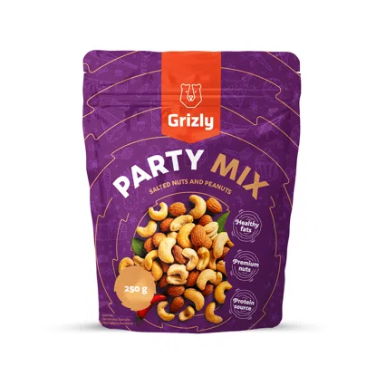 Party Mix salzige Nüsse und Erdnüsse