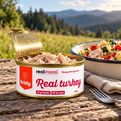 REAL MEAL Putenfleisch im eigenen Saft