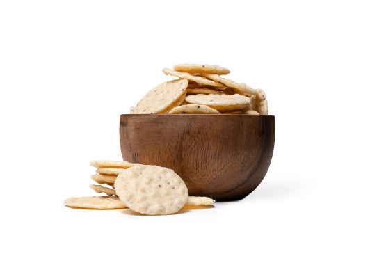 Reiskräcker mit Meersalz