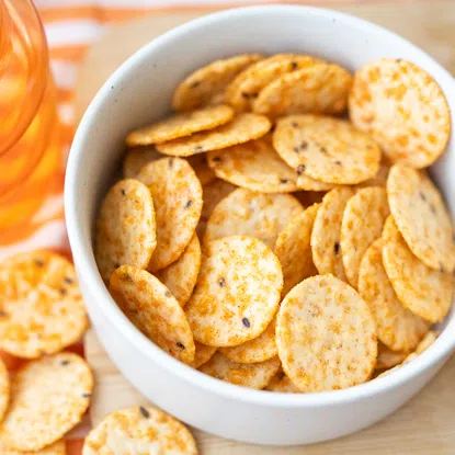 Reiskräcker Paprika und Chili