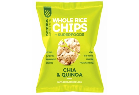 Rice Chips mit Chia & Quinoa