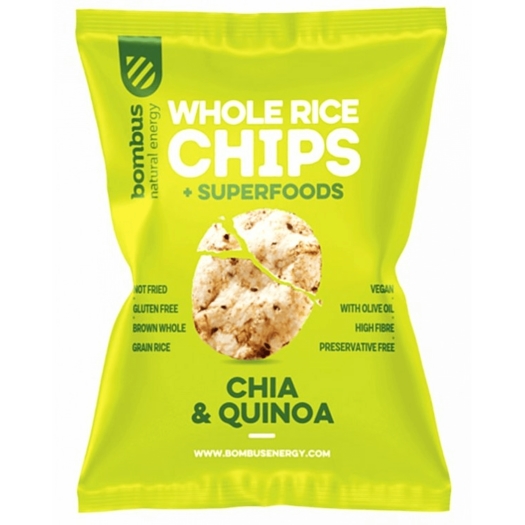 Rice Chips mit Chia & Quinoa