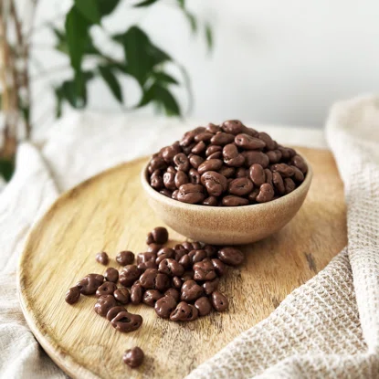 Rosinen in Vollmilchschokolade