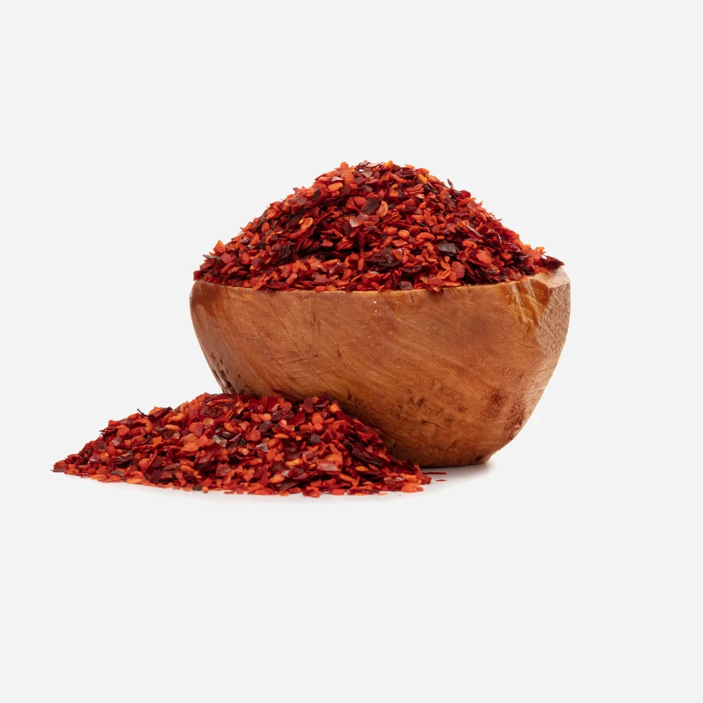 Rote Paprika halbsüß, zerstoßen
