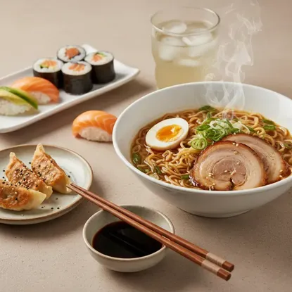 Traditionelle Sojasauce