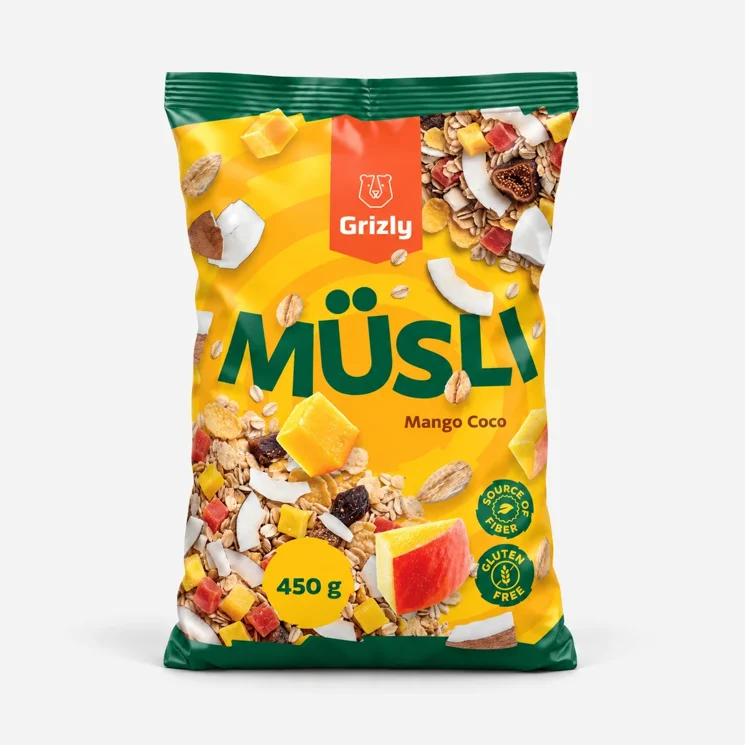 Ungebackenes Müsli mit Mango & Kokos