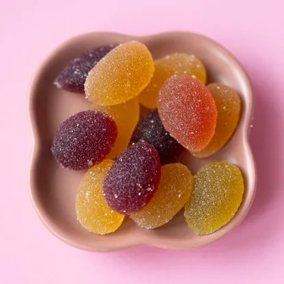 Zuckerhaltiges Fruchtgelee